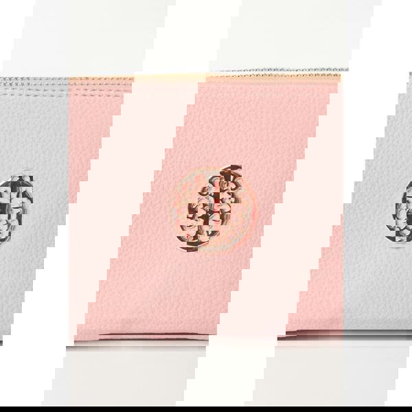 Blue Vanilla Detailed Zip Up Purse With Detachable Strap