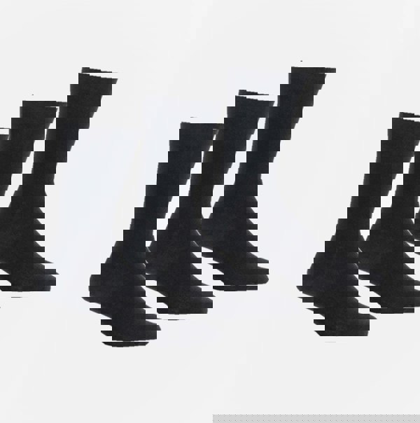 Shuperb Mens 3 Pack Of Suit Socks Black: One Size