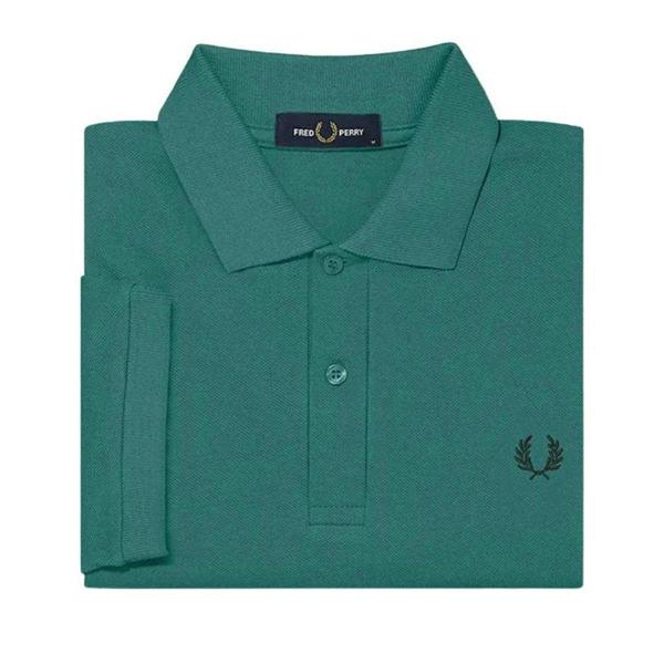 Fred Perry Womens/Ladies Plain Cotton Polo Shirt - Deep Mint - 