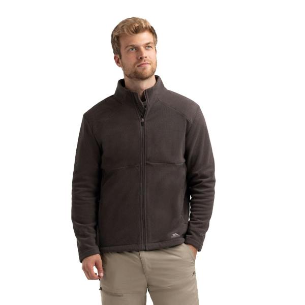 Trespass Mens Fyne Fleece Jacket - Charcoal - 