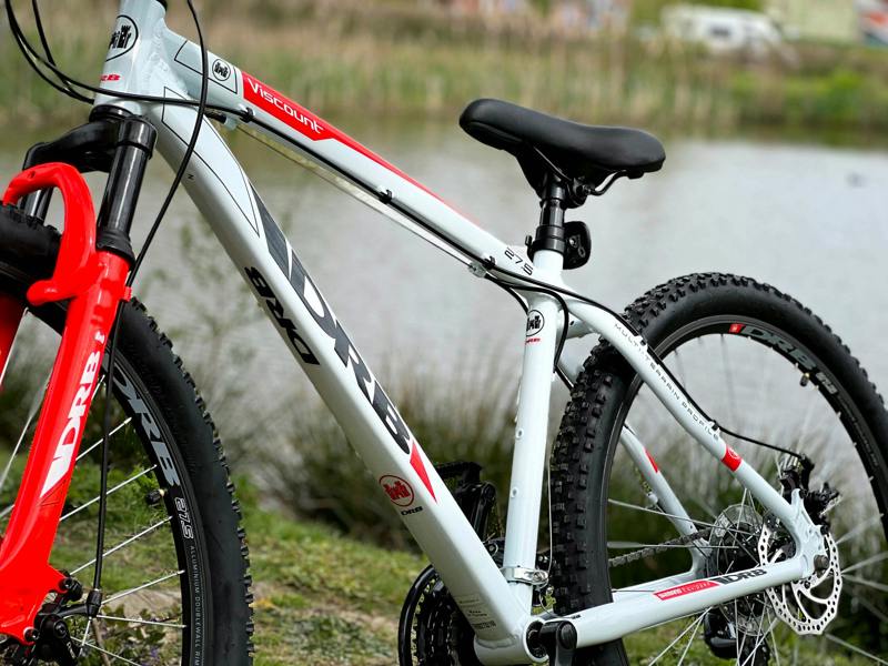 Dallingridge Viscount Hardtail Mountain Bike, 27.5" Wheel - White/Red