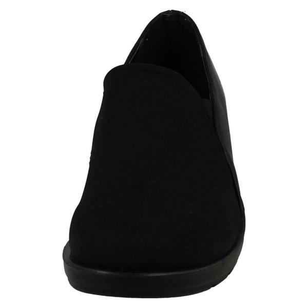 Eaze Ladies Eaze Mid Wedge Casual Shoes F90065