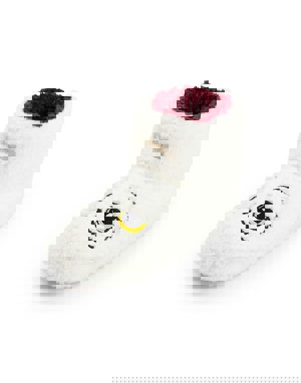 Harry Potter Girls White Hedwig Slipper Boots