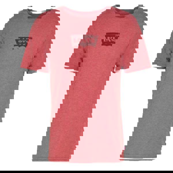 Levis Mens Batwing Logo Logo T-Shirt - Red