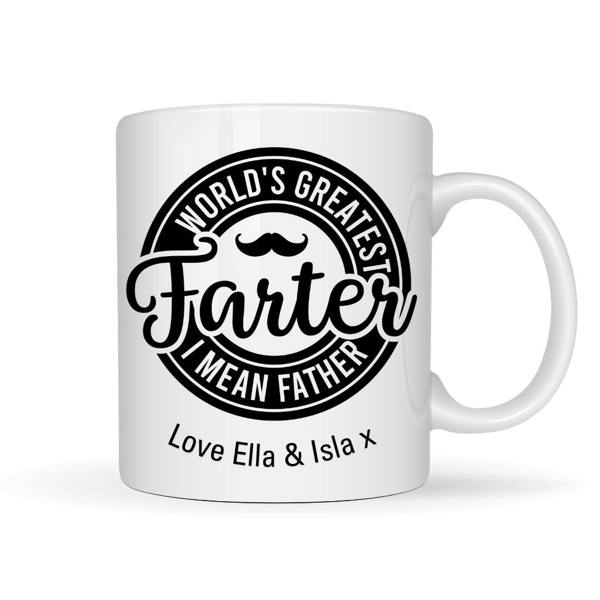 Aye Do Gifts World's Greatest Farter I Mean Father Mug Gift | Dad Father's Day Gift
