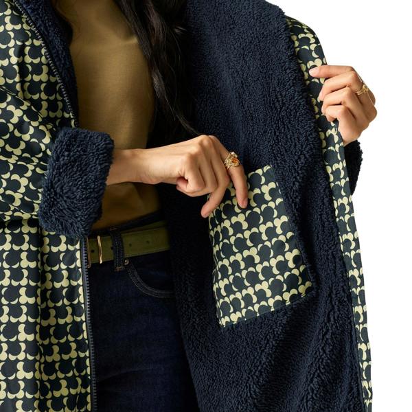 Regatta Womens/Ladies Orla Kiely Eclipse Robe - Navy - 