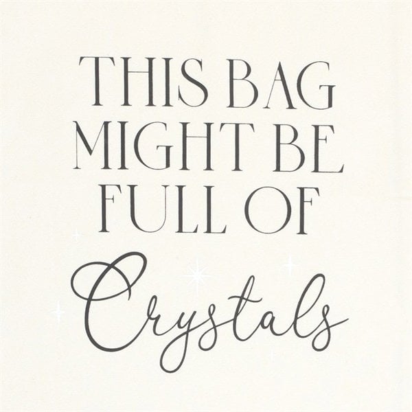 Serano Full of Crystals Polycotton Tote Bag