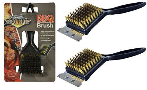 2x BBQ Brush&Scraper