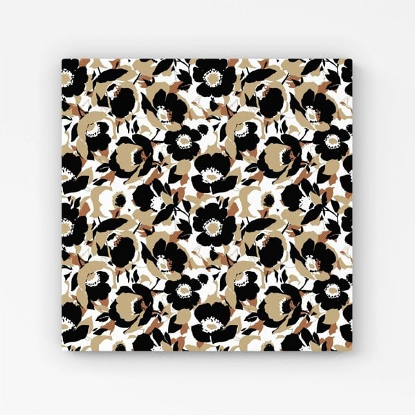 Warren Reed Modern Flower Pattern Canvas