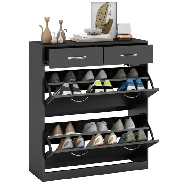 Flip-down Shoe Cabinet