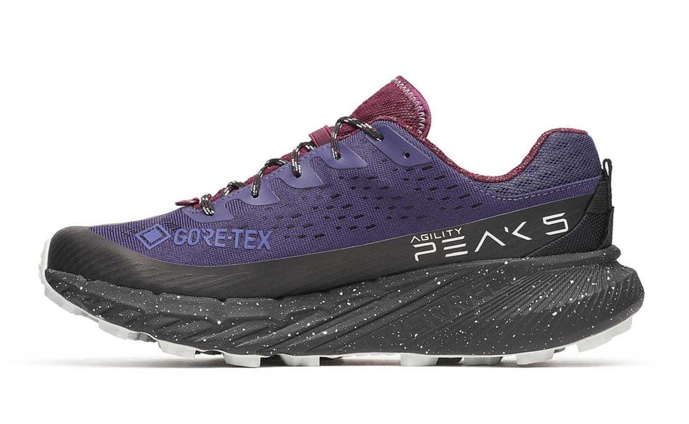 Merrell Mens Agility Peak 5 GTX Gore-Tex Trail Running Trainers Walking Shoes Arcane J068483