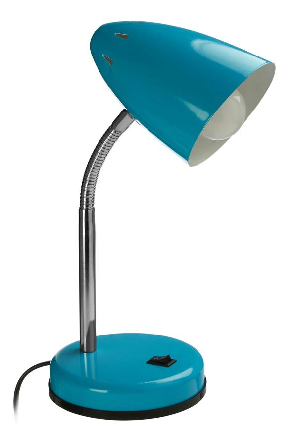 Maison by Premier Flexi Blue Gloss Desk Lamp