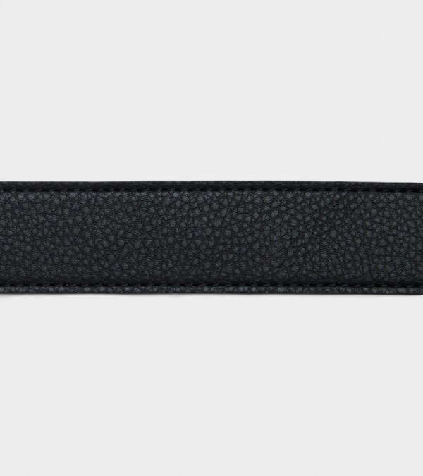 Votch Olive Vegan Bio-Based Bamboo Classic belt in black