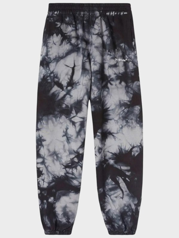 OFF - WHITE Diag Tie Dye Slim Sweatpant Warm Grey - Supplied FashionSupplied Fashion