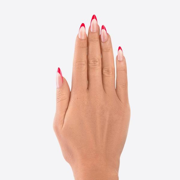 Nail HQ Almond Red French Nails (24 Pieces)