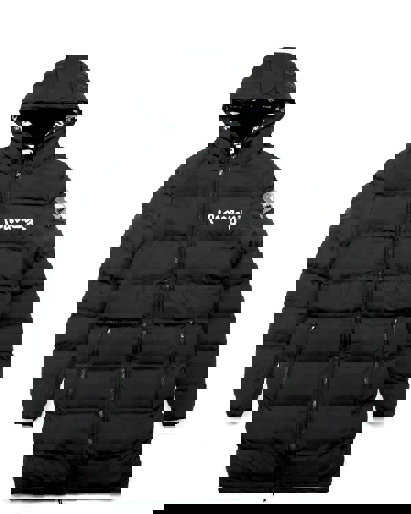 Money Emerton Longline Padded Jacket Black
