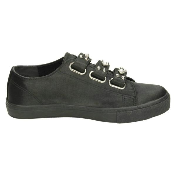 Spot On Ladies Spot On Pearl Strap Trainers
