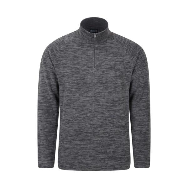 Mountain Warehouse Mens Snowdon II Fleece Top - Charcoal - 
