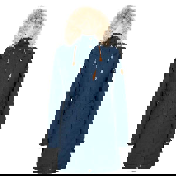 Trespass Womens/Ladies Faithful Waterproof Jacket - Navy