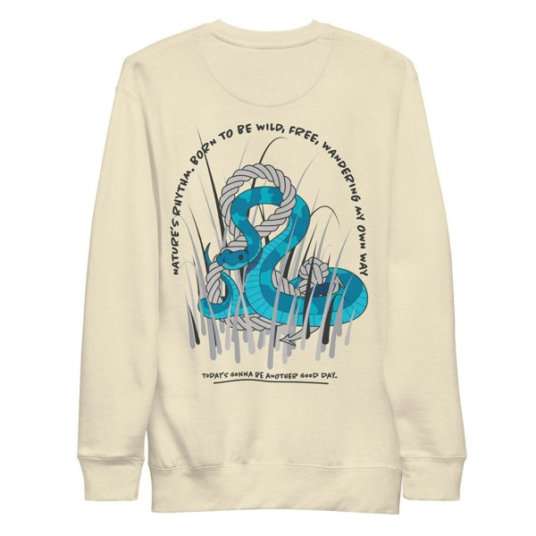 ANCHOR & CREW Snake Another Good Day Cotton Blend Sweatshirt