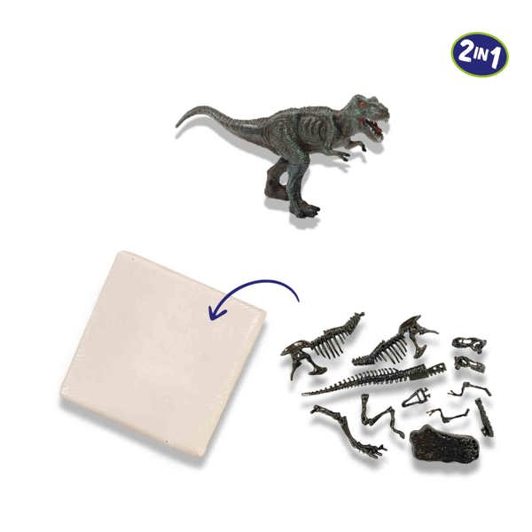 Dino SES Creative Dino and skeleton excavation 2 in 1 - T-rex
