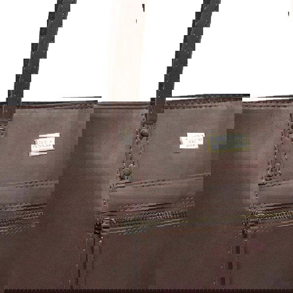 Assots London 'MILLIE' Brown Oily Chestnut Real Leather Designer Tote Work Bag