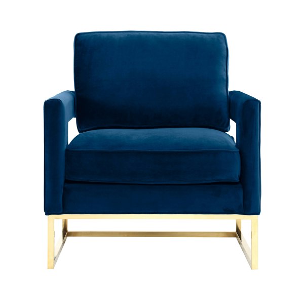 Furniture Edit Avery Navy Velvet Chair