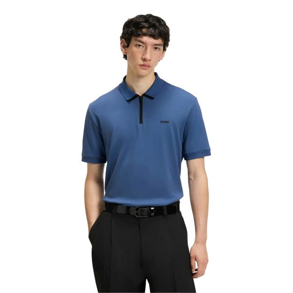 Hugo Mens Dalomino Polo Shirt - Blue - 