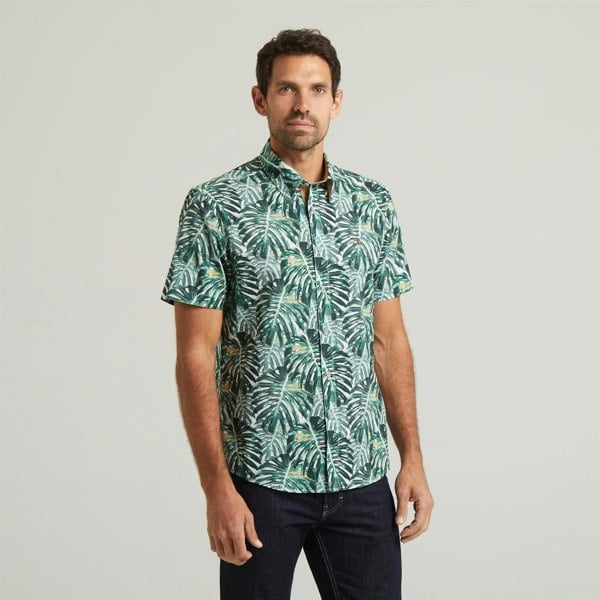Gabicci G54W03 Mens Short Sleeve Printed  Shirt Gabicci Classic - MEADOW