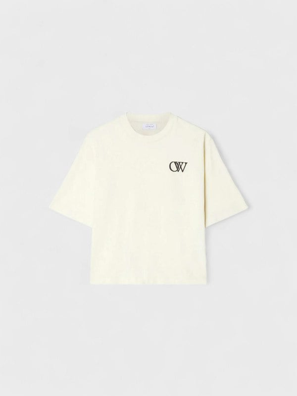 Off-White Basic Tee Beige Black