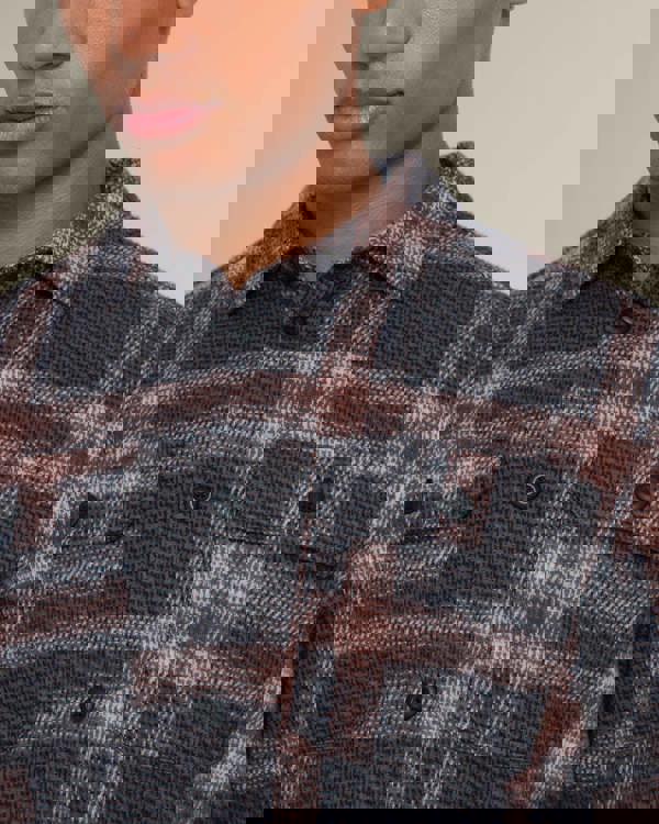 Larsson & Co Skagen - Multi Check Jersey Casual Overshirt