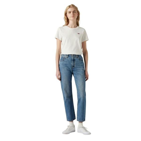Levis Womens/Ladies 501 Cropped Jeans - Blue - 