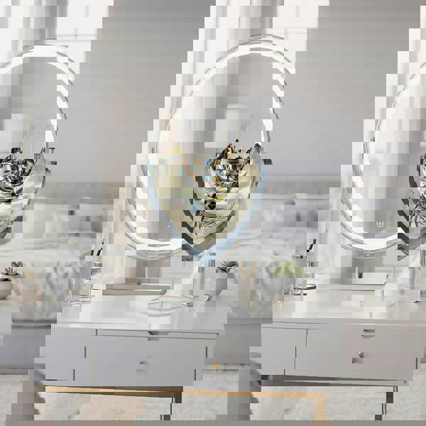 Anyyou Fashion Premium Satin Square Scarf – Elegant 201 Grey Beige Floral Silk-Feel Neckwrap for Women