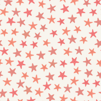 Big Little Bedrooms Starfish Lampshade, Coral