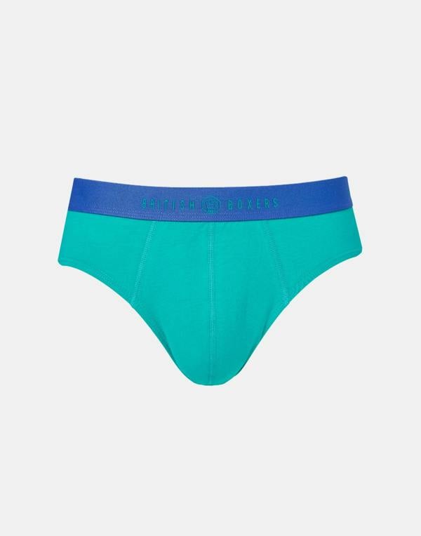 British Boxers Three-pack Men's Cotton Briefs – Fresh Citrus