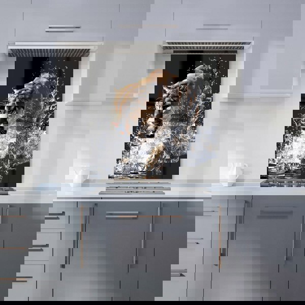 Warren Reed - Designer Puma's Determined Splash Kitchen Splashback