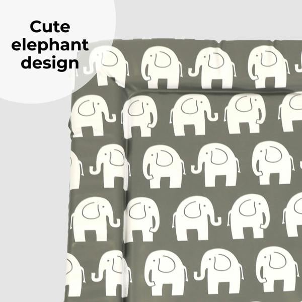 My Babiie Grey Elephants Changing Mat