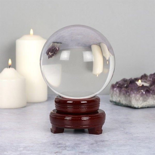 Serano 13cm Crystal Ball with Stand