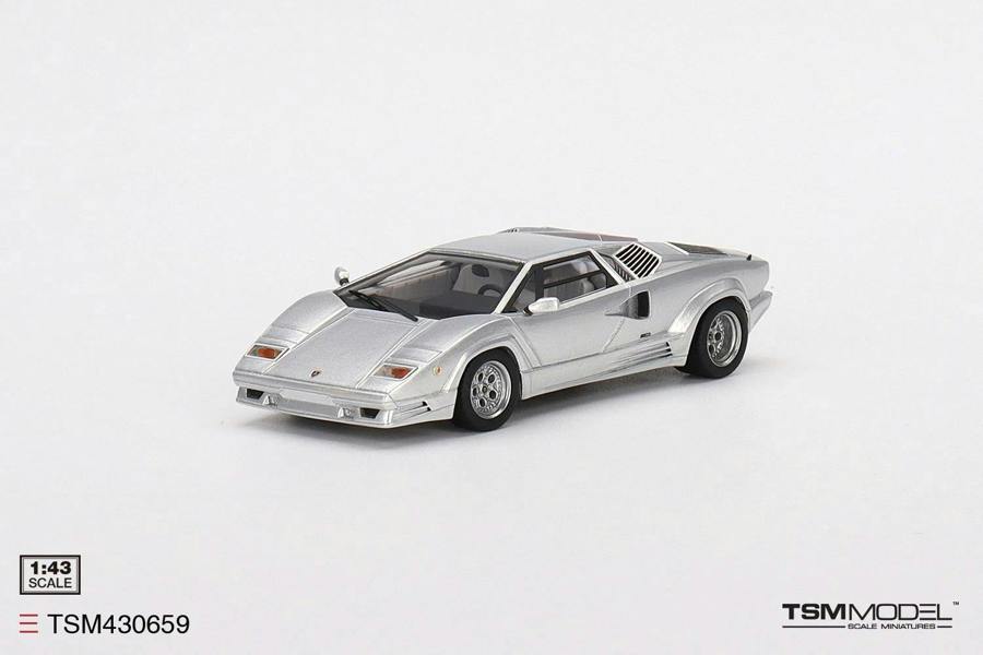 MCSlots Lamborghini Countach 25th Anniversary Grigio 1:43 Scale TSM430659