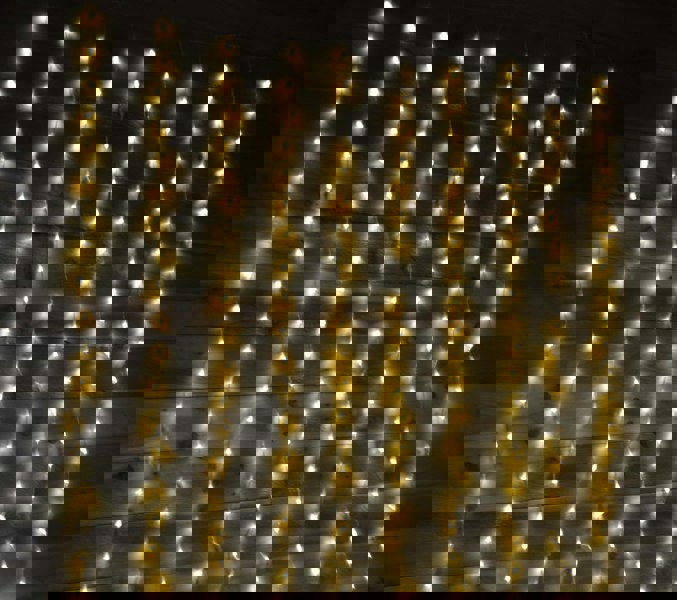 Samuel Alexander Premier 240 LED 1.5m x 2m Tall Cascading Waterfall Curtain Light - Warm White