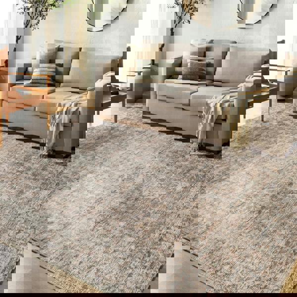 Livabliss Becki Owens Marlene-Vintage Brown Beige Traditional Vintage Boho Rug