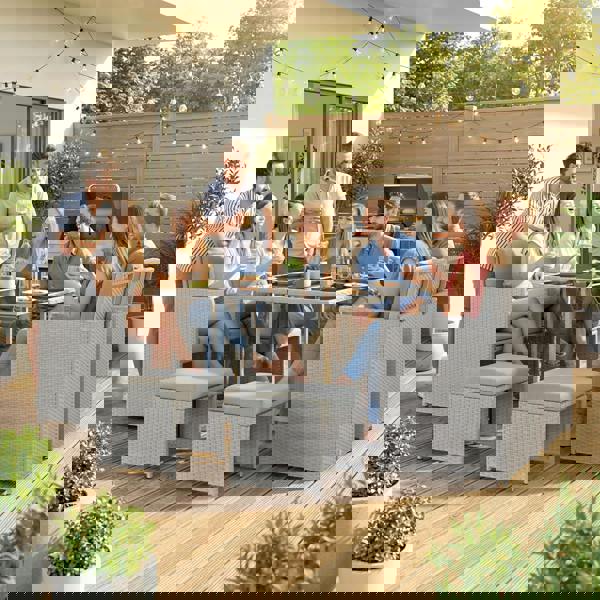 Patio Rattan Dining Set