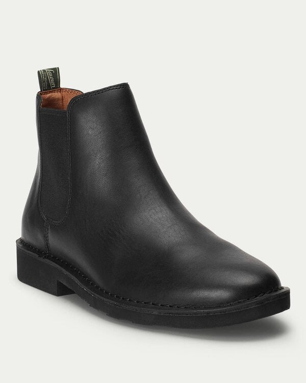 Ralph Lauren Talan Mens Leather Chelsea Boot - Black