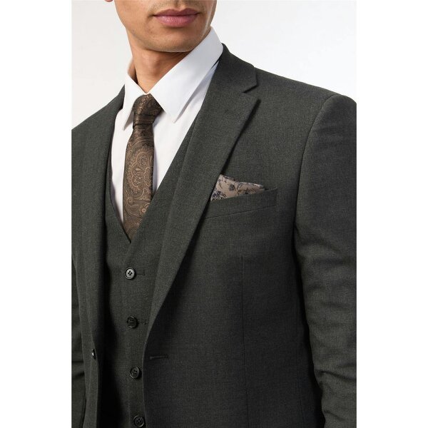 Limehaus Slim Fit Charcoal Stretch Jacket