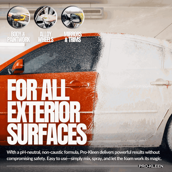 ProKleen Pro-Kleen 15L Mango Smoothie pH Neutral Snow Foam with Wax Super Thick & Non-Caustic Foam