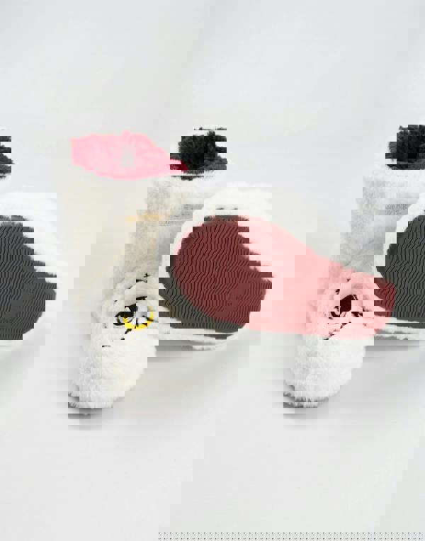 Harry Potter Girls White Hedwig Slipper Boots