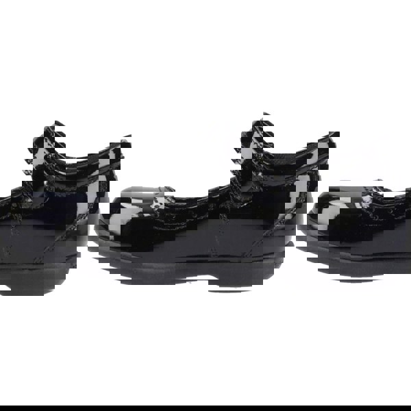 Hush Puppies Bethany Patent Junior Leather Girls's Black Shoes