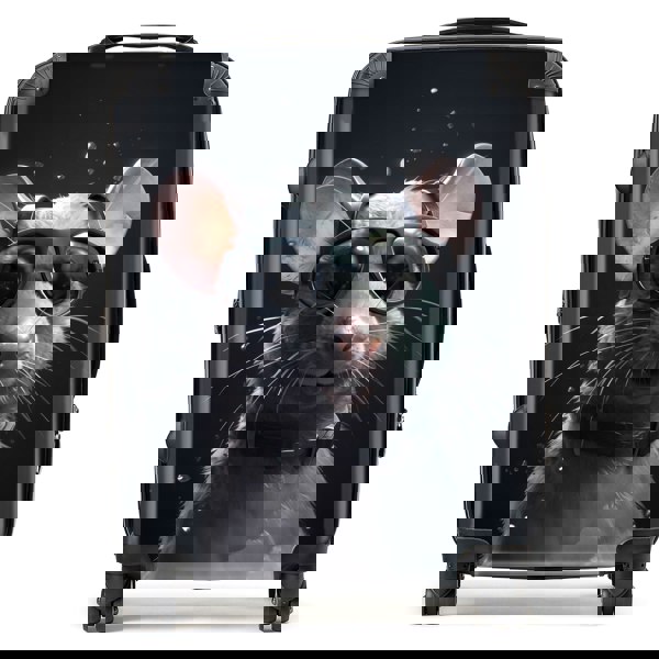 Warren Reed Splashart Rat In Glasses Suitcase