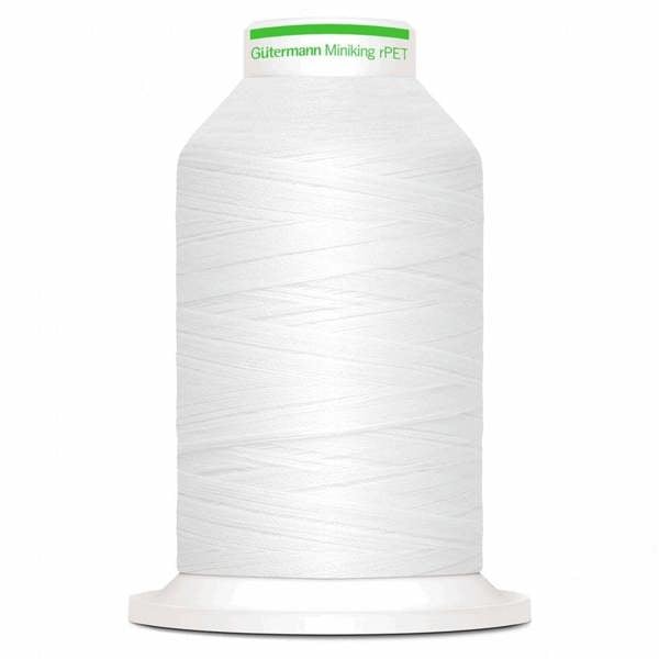 Gutermann Recycled rPET Eco Miniking Overlocker Thread 1000m Polyester Thread Suitable For Dressmaking