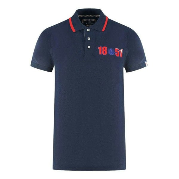 Aquascutum Unisex Adult London 1851 Polo Shirt - Navy